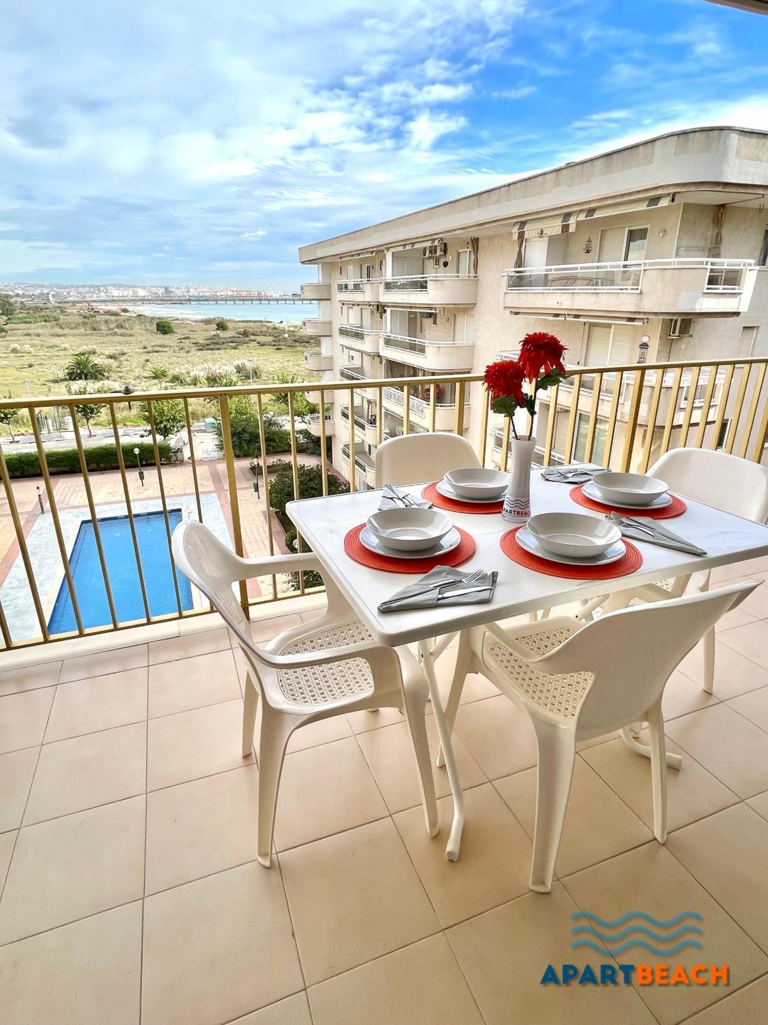 Apartbeach Adriatico 518 Vistas Playa Y Climatizado Apartment La Pineda Ngoại thất bức ảnh